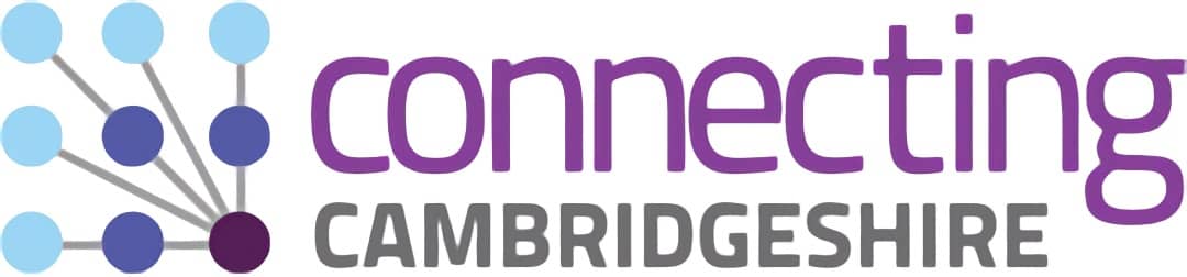 A logo for the Connecting Cambridgeshire scheme