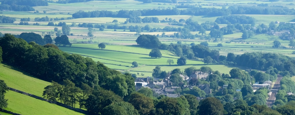 A photo of the countryside in Cumbria