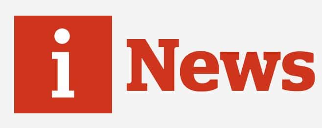 A logo for the inews website