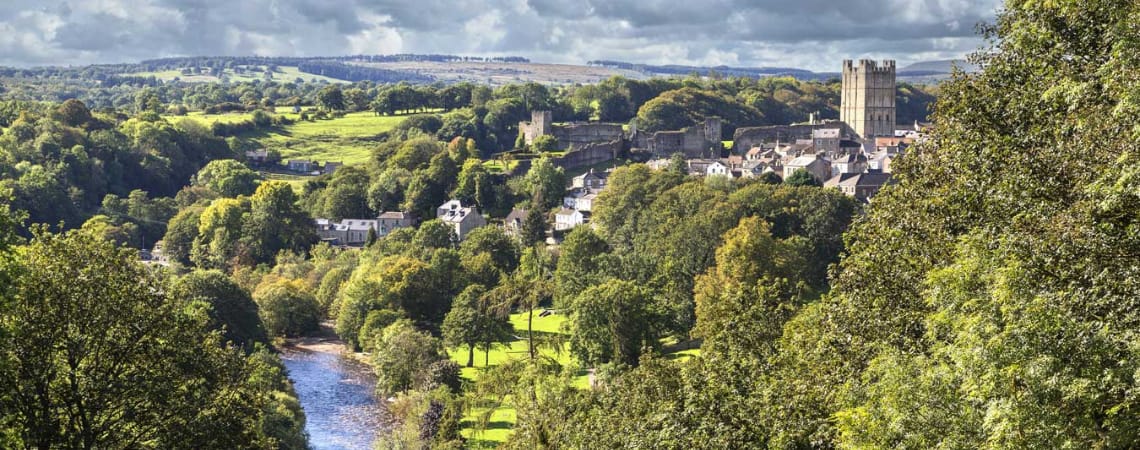 A photo of the countryside in North Yorkshire